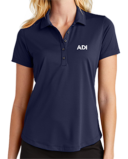 Ladies ADI Navy Polo